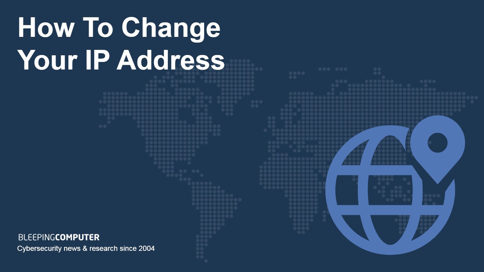 How to change IP address